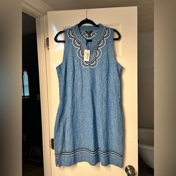 NWT Hatley Marin Shift Dress - Chambray Large - Picture 4 of 11